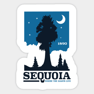 California Sequoia National Park Apparel Sticker